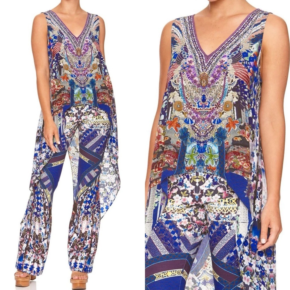 Camilla / High Low Cross Back Top Darling's Destiny - Picture 3 of 10